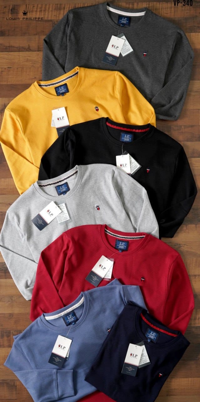 Combo of 5 Branded Full Sleeves T Shirts Rs. 799 Only