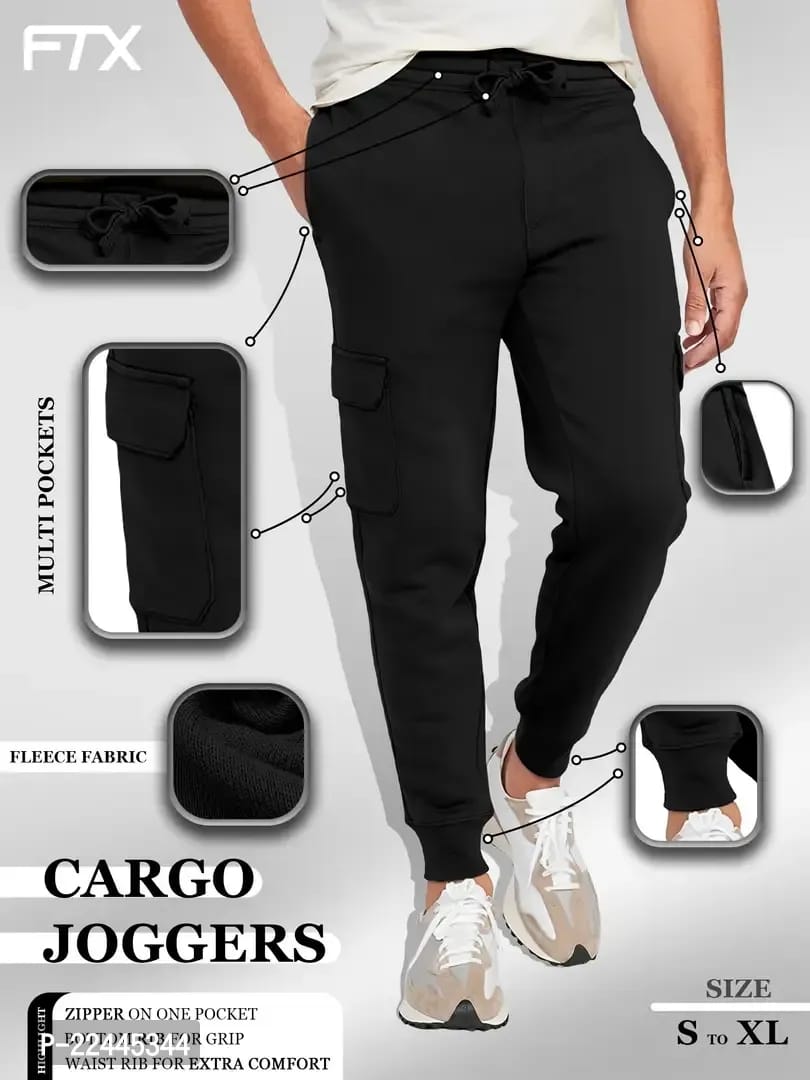 Branded Cotton Jogger Rs. 499 Only - Black